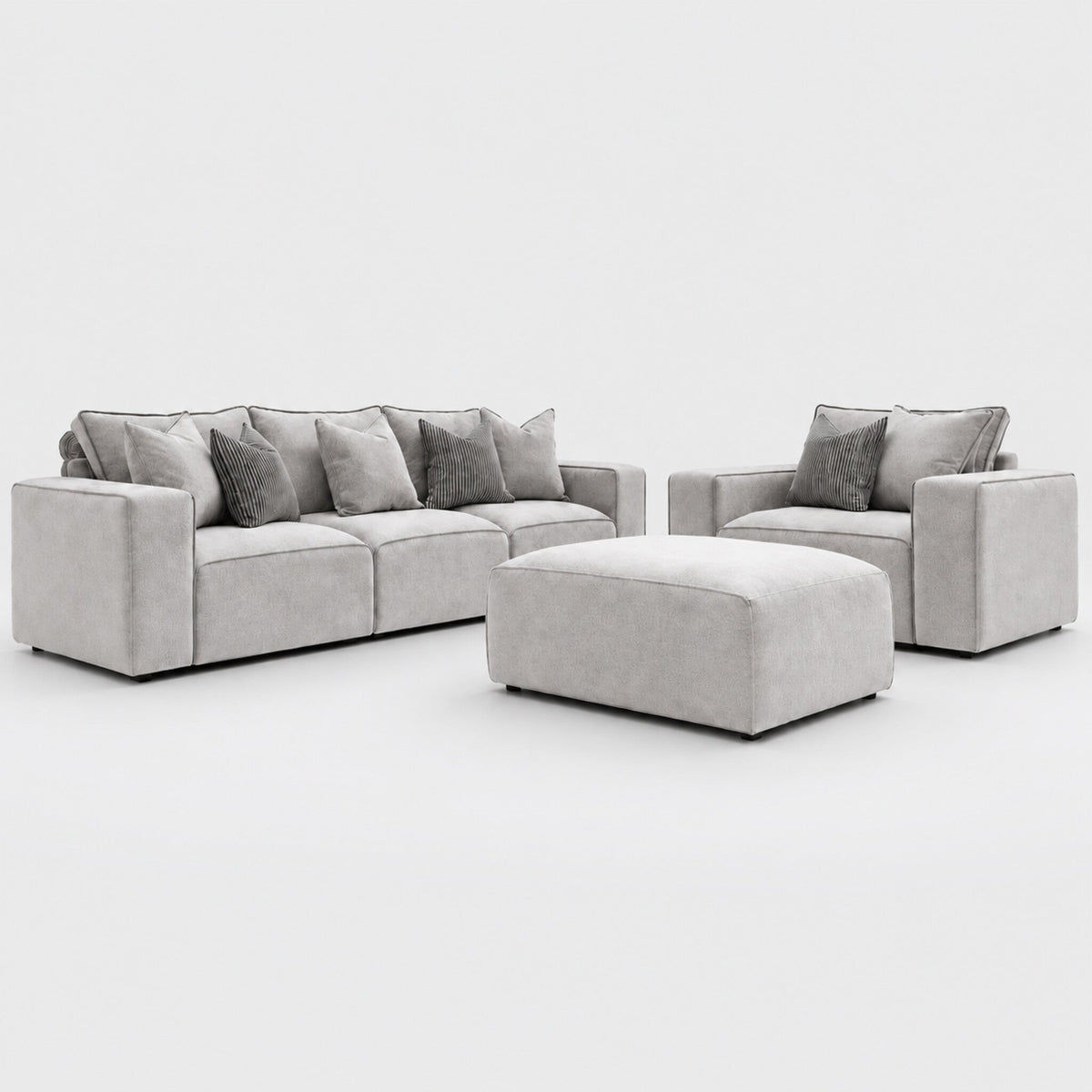 Maison Premium Sofa Set - Silver clean catalogue