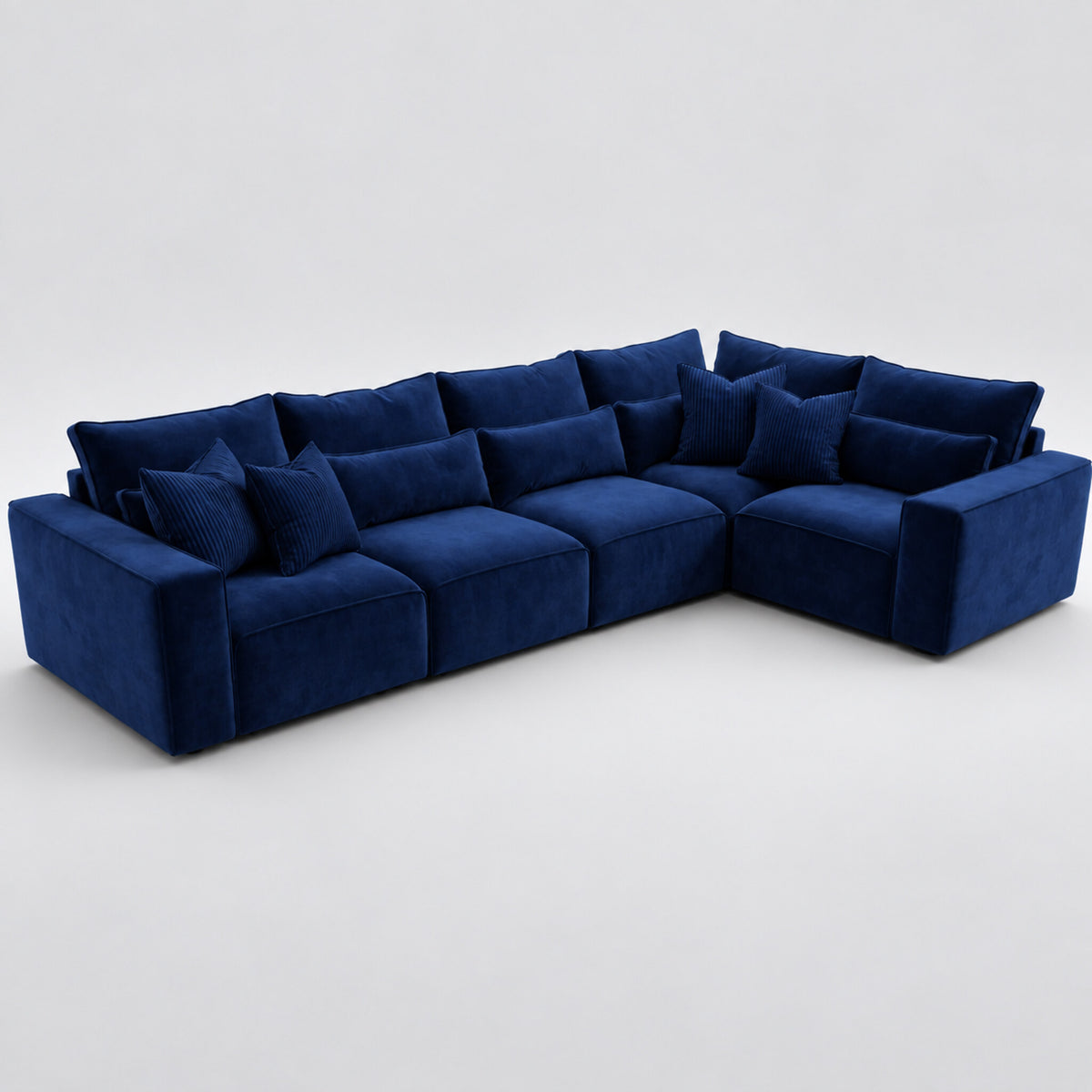 Maison 5 Piece Modular Single Corner Sofa - Pacific