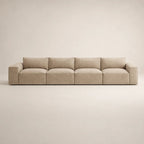 Luxury beige modular sofa with plush cushions, ideal for modern living rooms