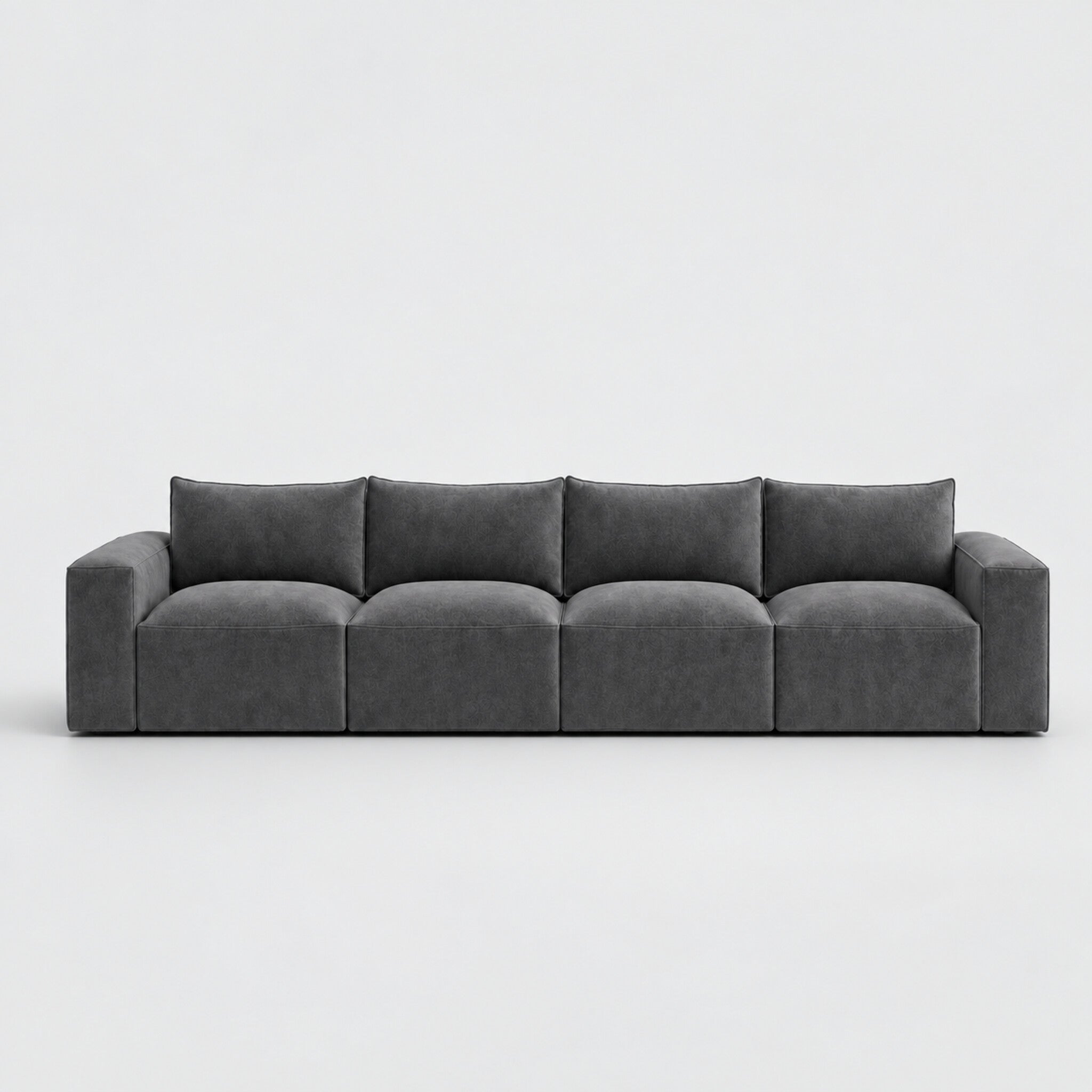 Maison XXL Modular Sofa - Smoked Steel clean catalogue