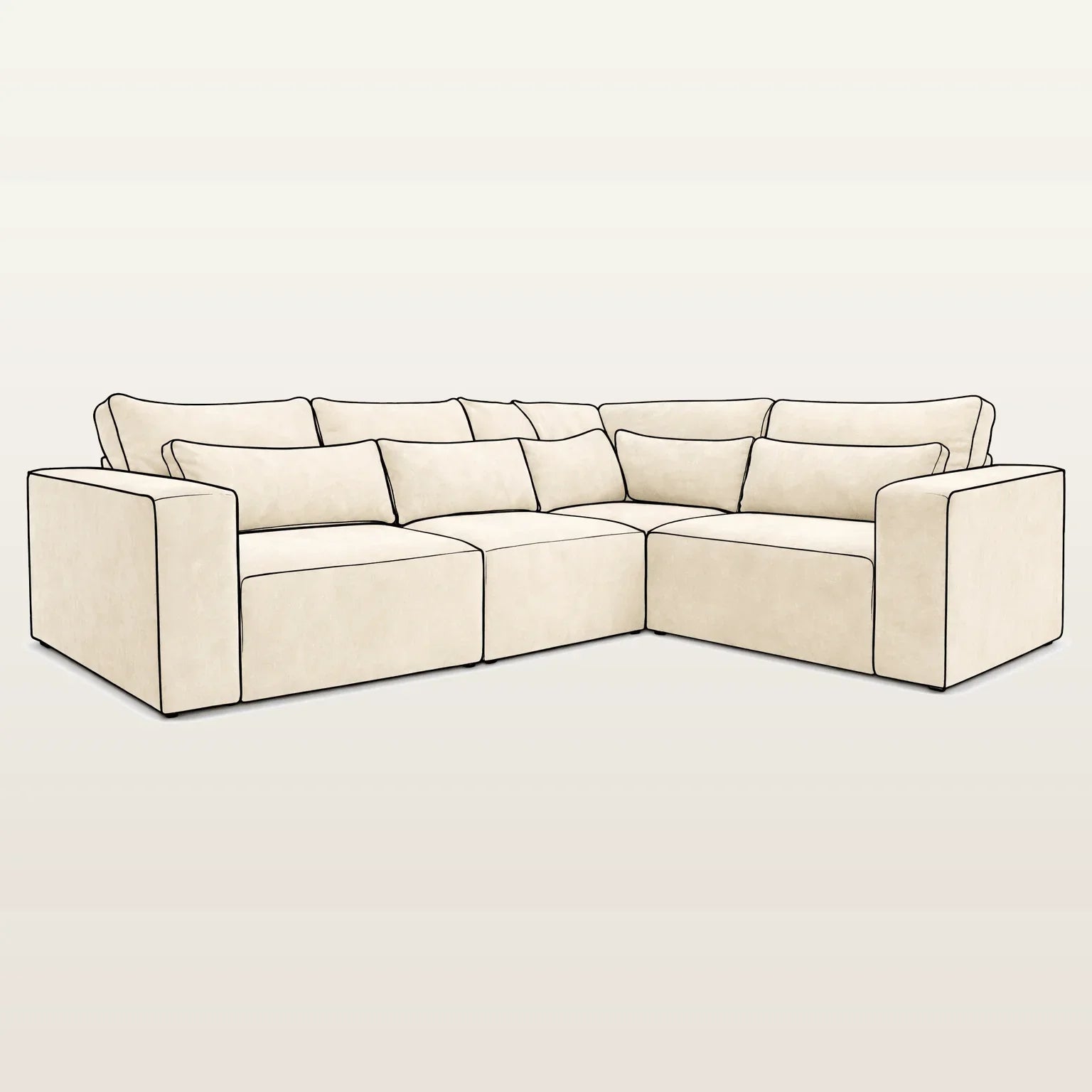 Maison 4 Piece Modular Corner Sofa - Single Corner