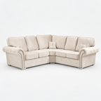 Marlene Corner Sofa Fullback - Vanilla Cream - clean studio