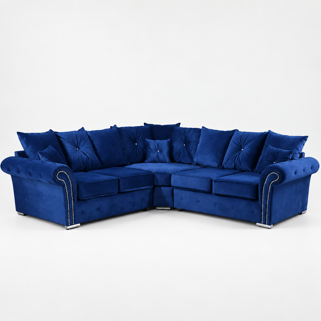 Marlene Corner Sofa Scatterback - Pacific - clean studio