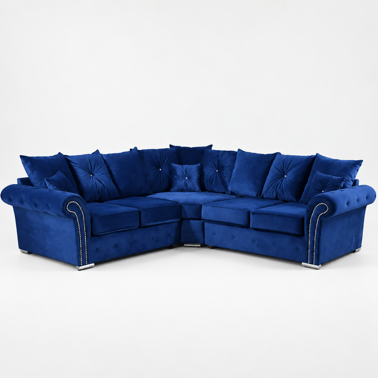 Marlene Corner Sofa Scatterback - Pacific - clean studio