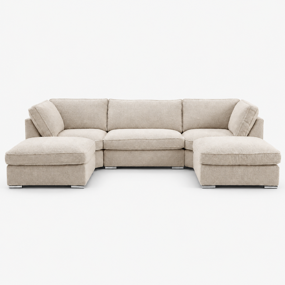 Maxim Boucle U Shape Sofa