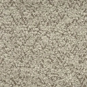 Light grey boucle fabric texture swatch for luxury sofas and beds upholstery