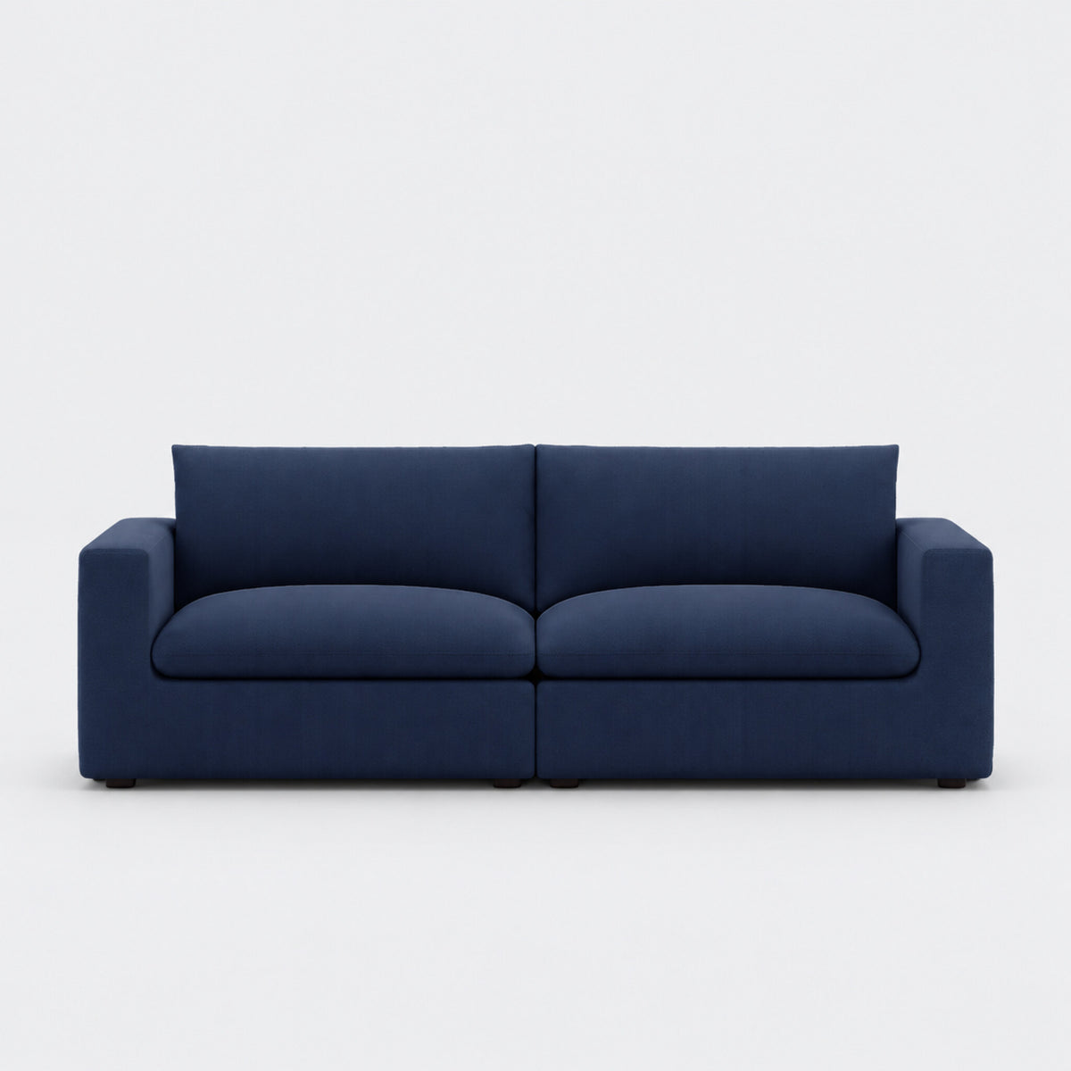 Nuvola 3-Seater Premium Feather-Filled Sofa — Pacific — clean studio
