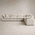 Nuvola 6-Seater Modular Corner Sofa in Summer Beach — CK Living