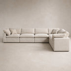 Nuvola 6-Seater Modular Corner Sofa in Summer Beach — CK Living