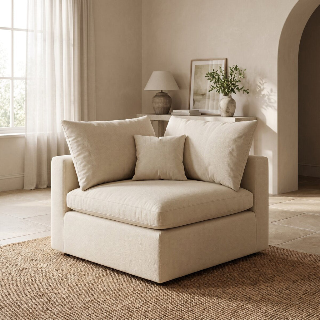 Nuvola Modular Corner Seat styled in a contemporary CK Living interior