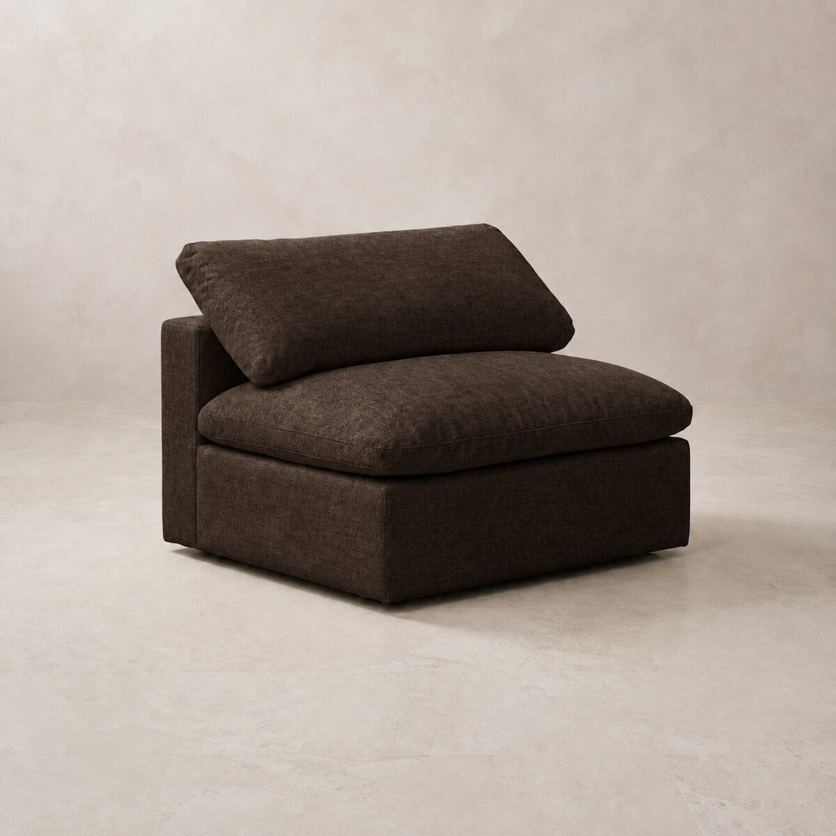 Nuvola Modular Seat in Double Espresso — CK Living