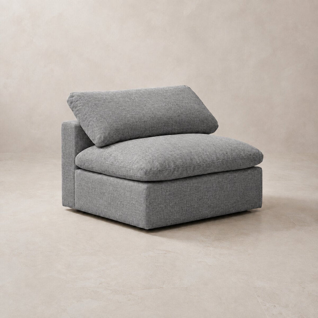Nuvola Modular Seat in Luxe Steel Grey — CK Living