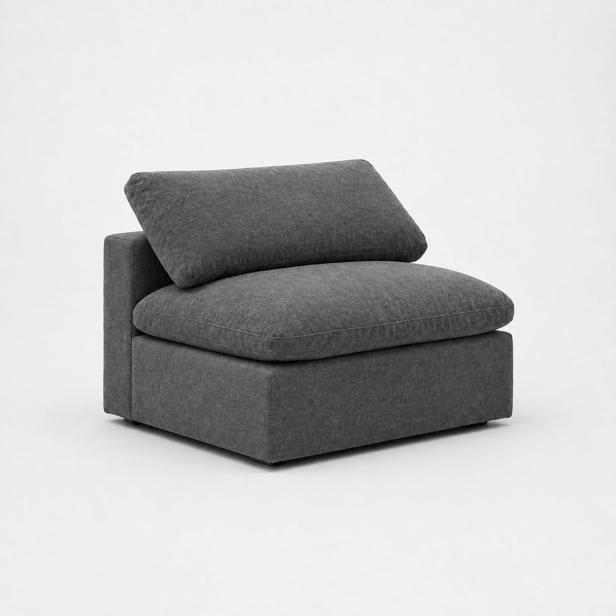 Nuvola Modular Seat — Smoked Steel — clean studio