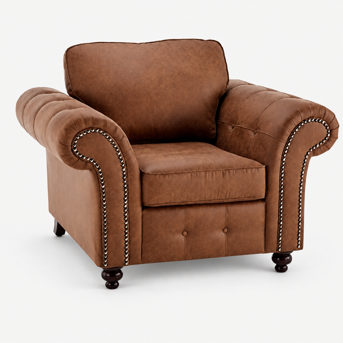 Oakley Armchair - existing brown option - clean studio