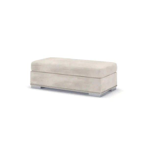 Olivia Medium Footstool - Studded CK Living