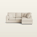 Beige sectional sofa with chaise lounge, perfect for luxury living rooms
