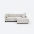 Oslone Corner Sofa - Left Hand Facing Vanilla Cream clean product image