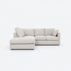 Oslone Corner Sofa - Right Hand Facing Vanilla Cream clean product image