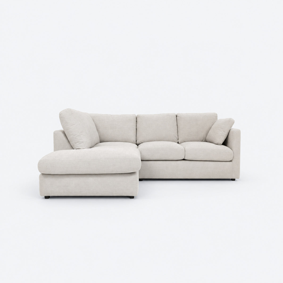 Oslone Corner Sofa - Right Hand Facing Vanilla Cream clean product image