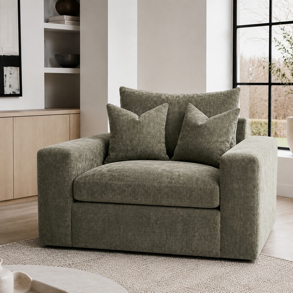 Pendle Armchair styled in a realistic room setting