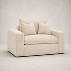Pendle Armchair in Luxe Chenille Summer Beach - clean catalogue view
