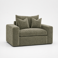 Lucca Armchair in Luxe Chenille Matcha Green – clean catalogue view