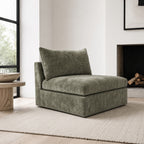 Pendle Armless Module styled in a realistic room setting