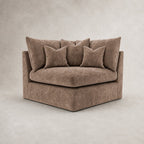 Pendle Corner Module in Luxe Chenille Coffee - clean catalogue view