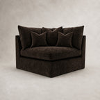 Pendle Corner Module in Luxe Chenille Double Espresso - clean catalogue view