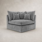 Pendle Corner Module in Luxe Chenille Luxe Steel Grey - clean catalogue view