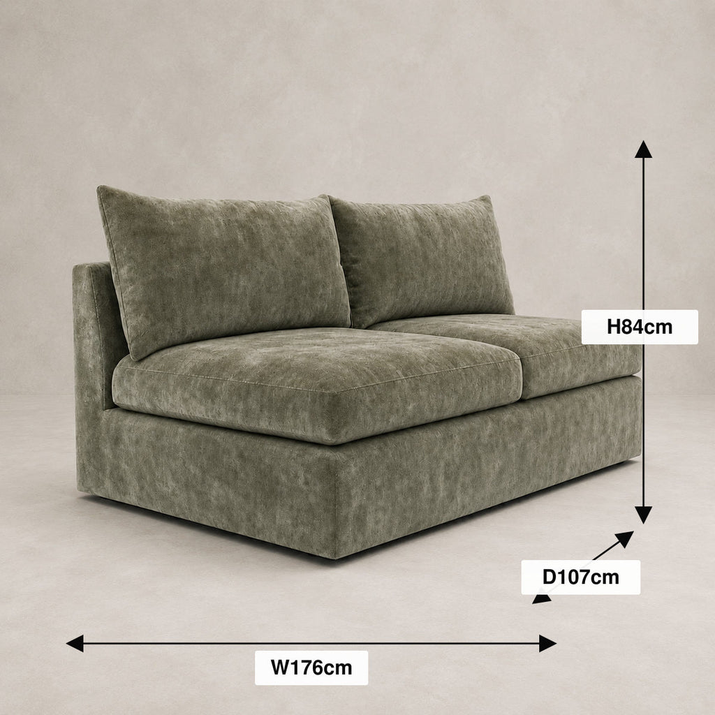 Pendle Double Armless Module dimensions guide