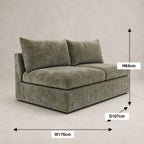 Pendle Double Armless Module dimensions guide