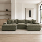Pendle Double Chaise Cinema Sofa styled in a realistic room setting