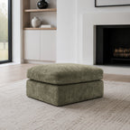 Pendle Matching Footstool styled in a realistic room setting