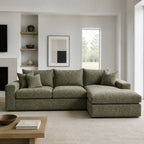 Pendle Large Chaise Sofa styled in a realistic room setting