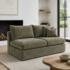 Pendle One-Arm 2 Seater Module styled in a realistic room setting