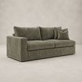 Pendle One-Arm 2 Seater Module in Luxe Chenille Matcha Green - clean catalogue view