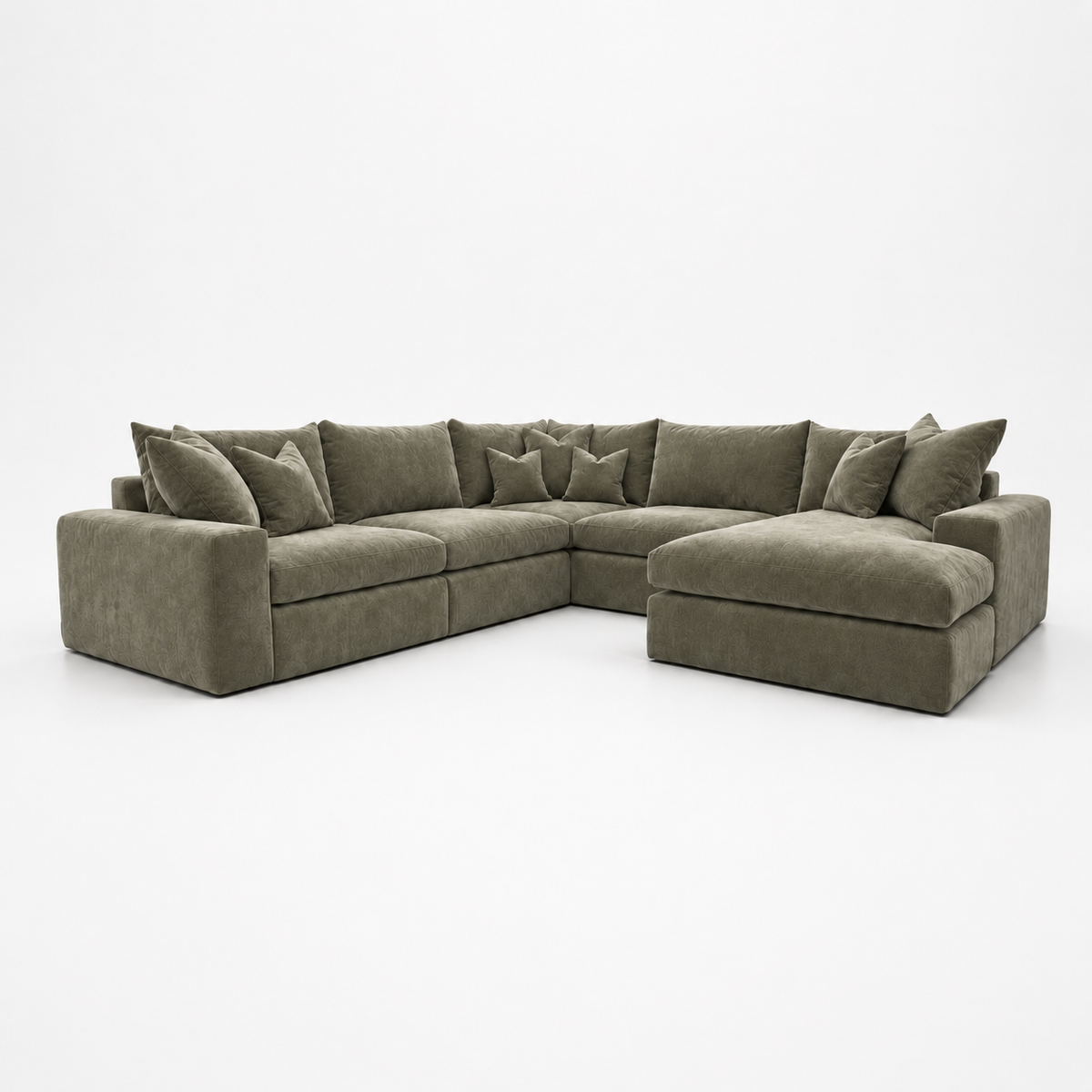 Lucca U Shape Corner Chaise Sofa