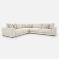 Portofino 2 Corner 3 Seater Sofa — light grey studio background