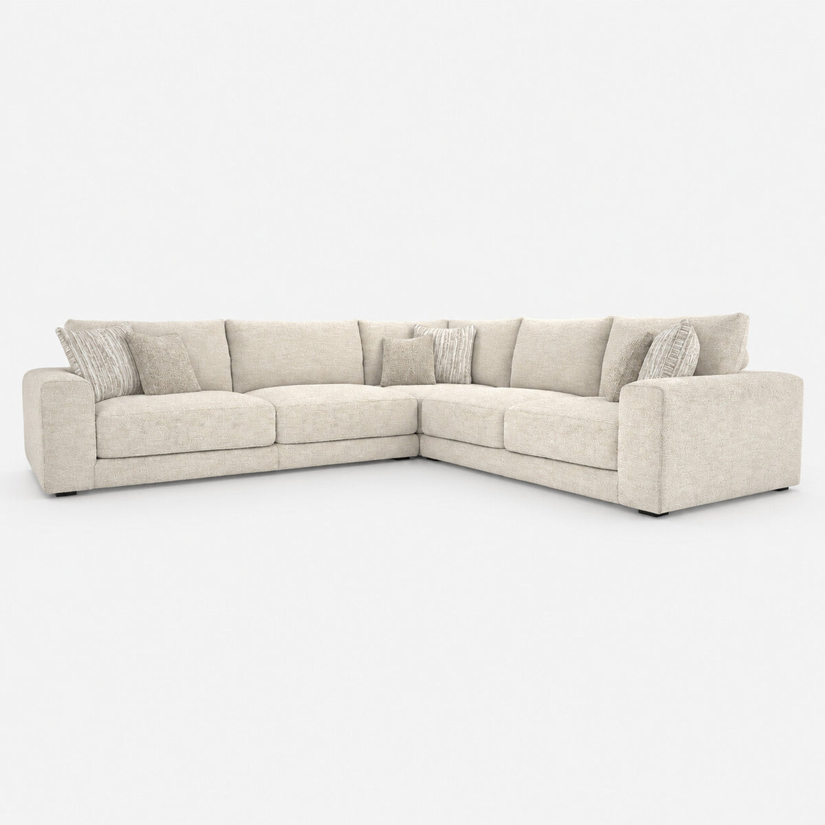 Portofino 3 Corner 2 Seater Sofa — light grey studio background