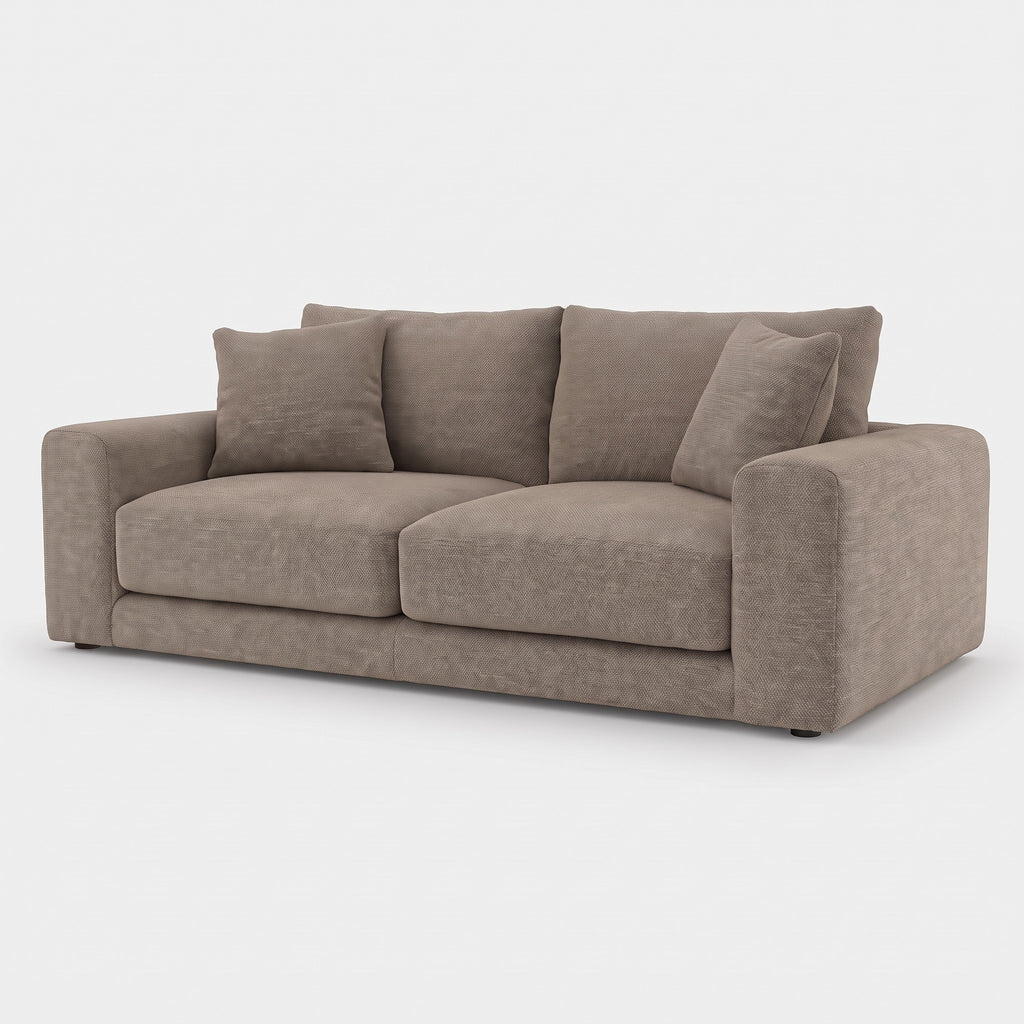 Portofino 3 Seater Sofa in Luxe Chenille Summer Beach