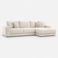 Portofino 3 Seater With Right Hand Facing Chaise — light grey studio background