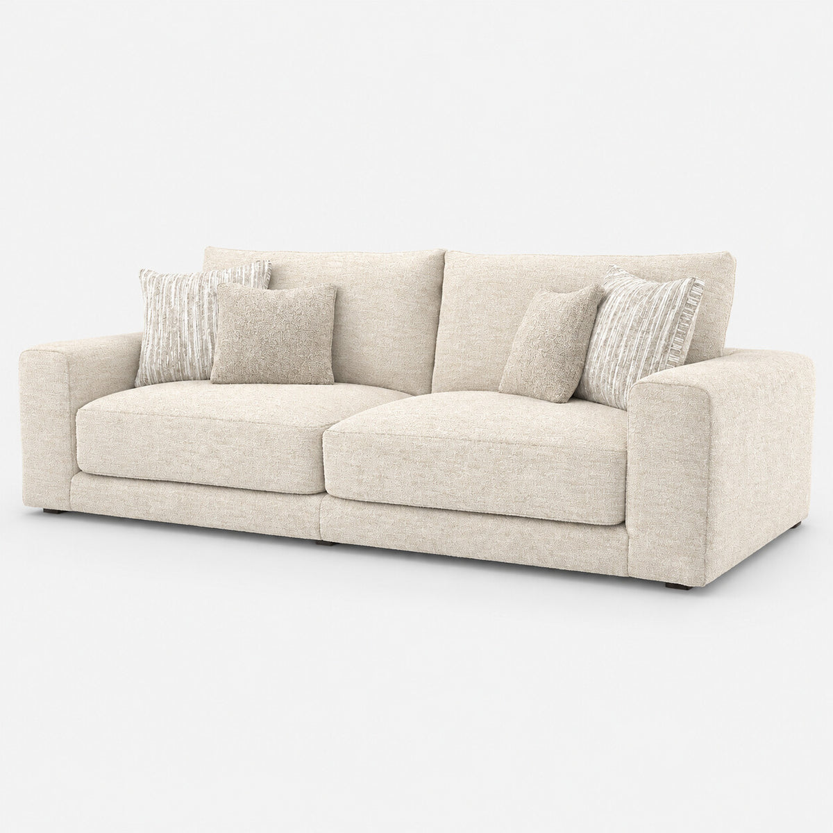 Portofino 4 Seater Split Sofa — light grey studio background