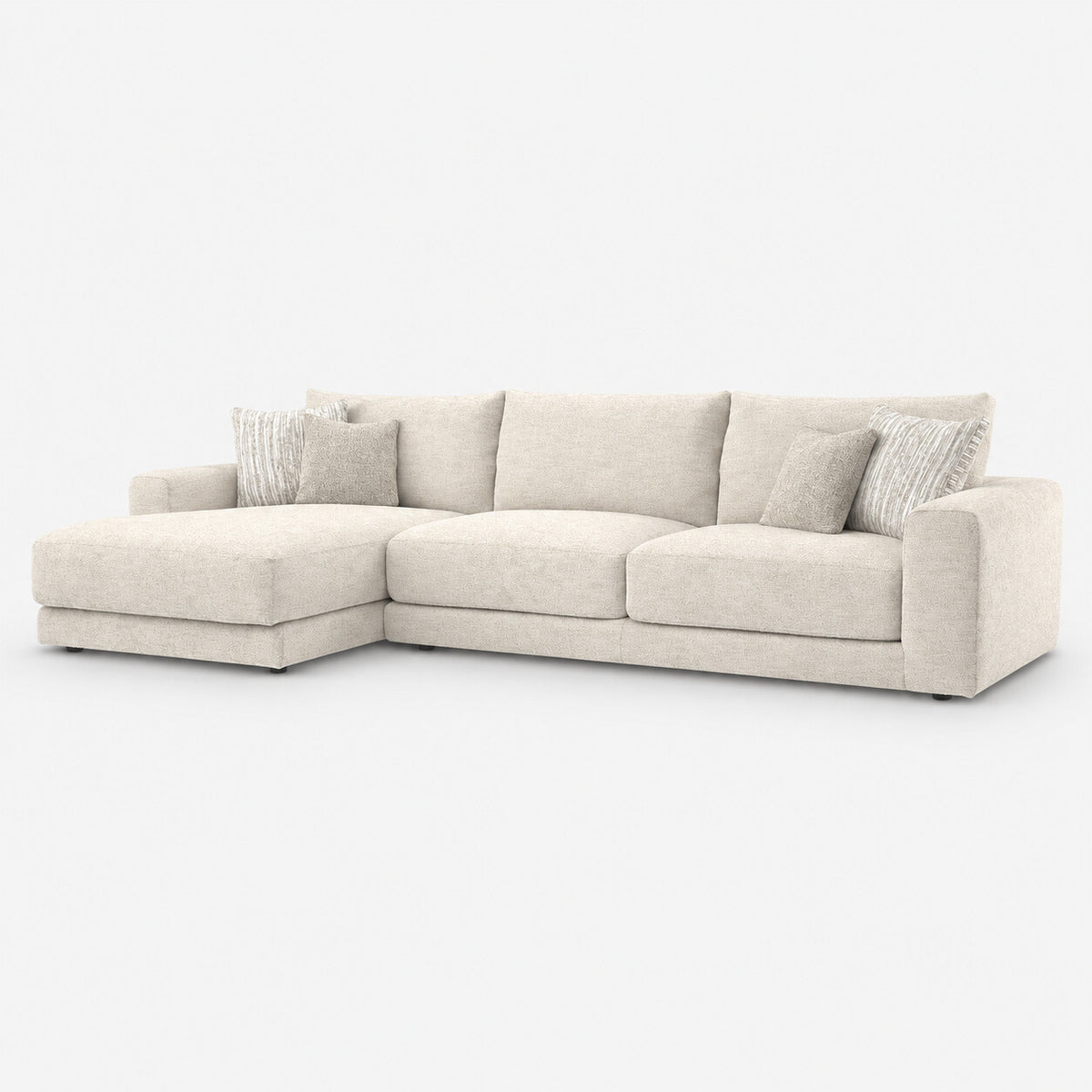Portofino Chaise 4 Seater — light grey studio background