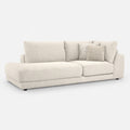 Portofino Left Hand Facing Open End Lounger — light grey studio background
