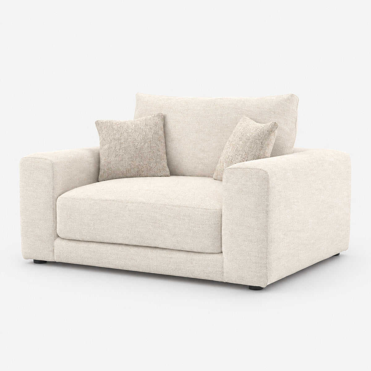 Portofino Loveseat — light grey studio background