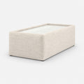 Portofino Rectangular Console with Glass Top — light grey studio background