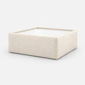Portofino Square Table with Glass Top — light grey studio background