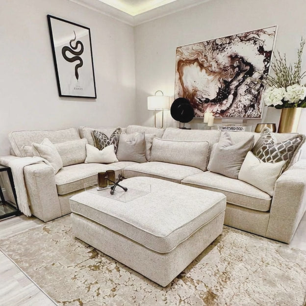 Rove Premium Corner Sofa - Oatmeal