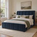 CK Living Lucerne upholstered bed — five-second bedroom view
